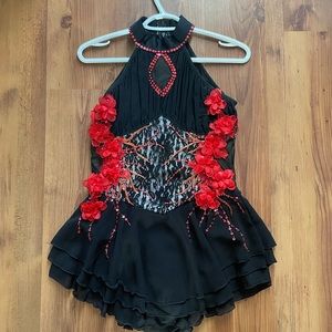Custom made new figure skating dress